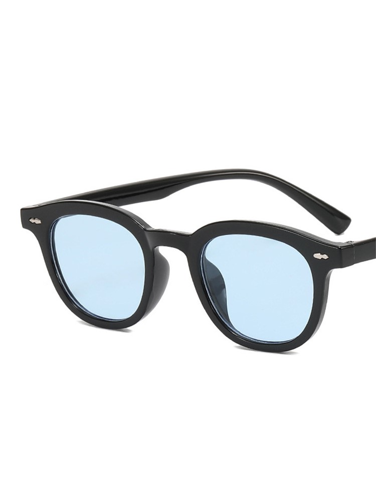 Men'S Fashion Round Glasses - แว่นกันแดดทรงกลมเล็กแบบใหม่สำหรับผู้ชายผู้หญิง แฟชั่นวินเทจ ป้องกันแสงสีฟ้า แว่นตากันแดดสำหรับขับรถ
