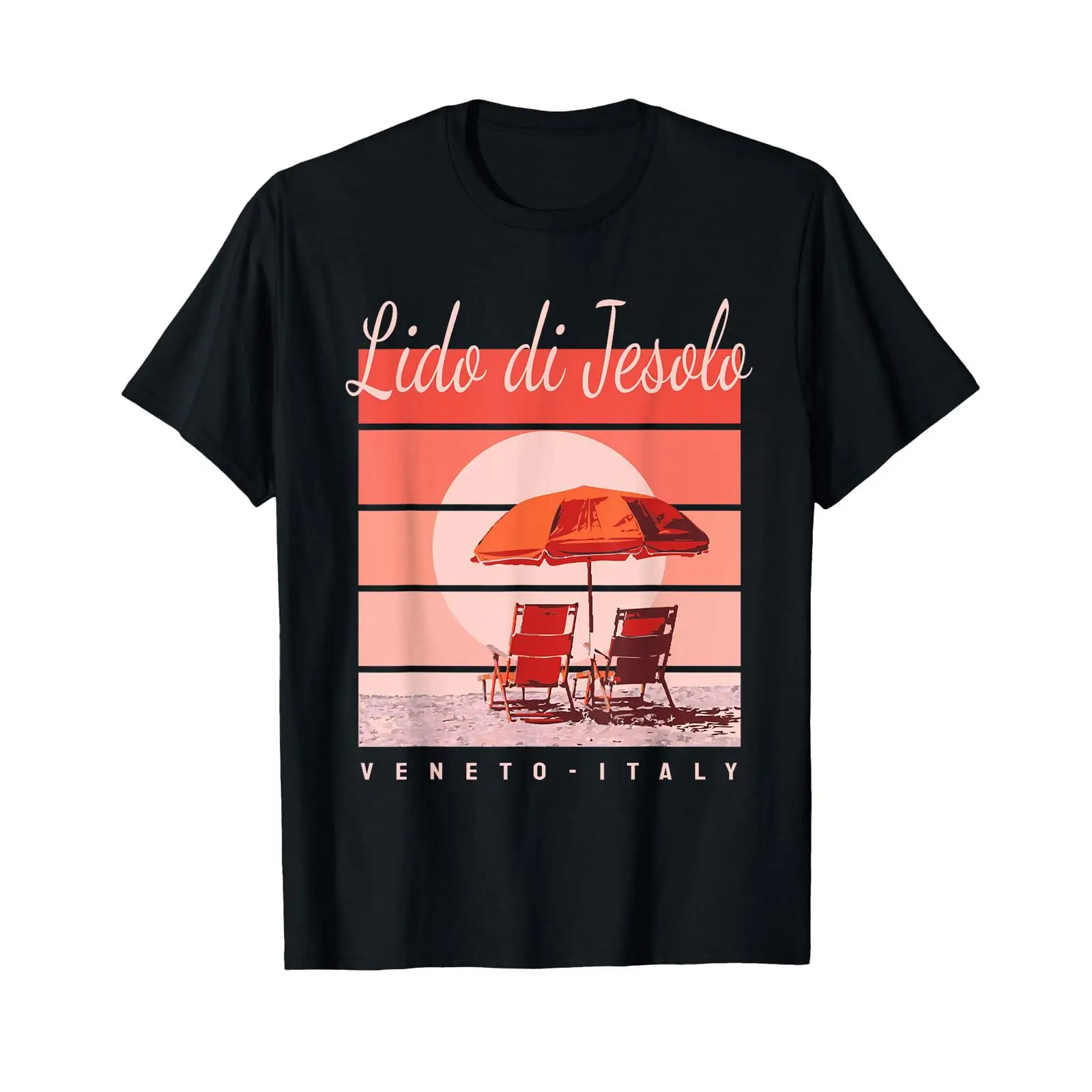 Men'S Fashion Venice Italy - เสื้อยืดวินเทจลายฮอลิเดย์ ลีโด ดิ เจโซโล เวนิส อิตาลี