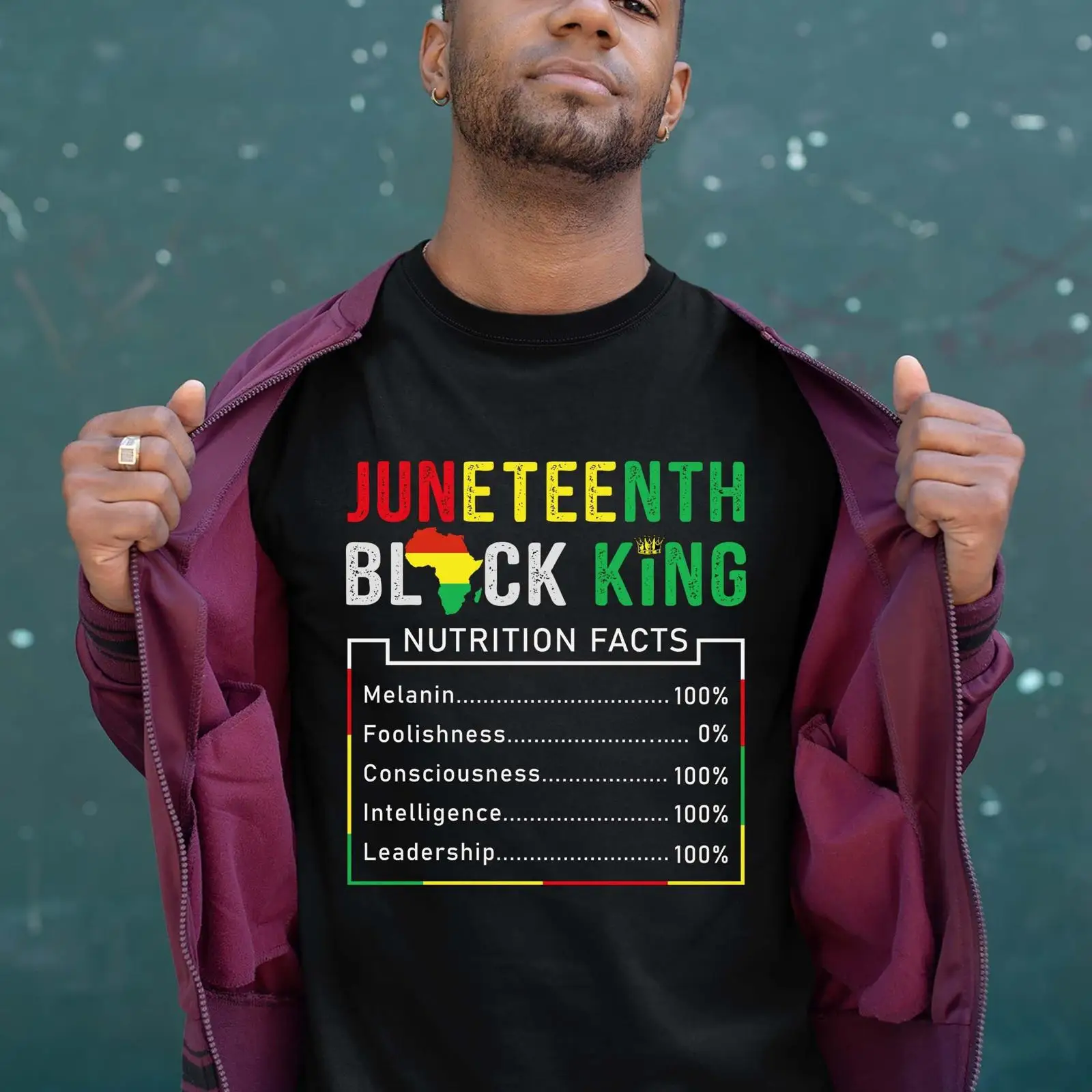 Men'S Fashion History - เสื้อยืด Juneteenth Black King T Shirt