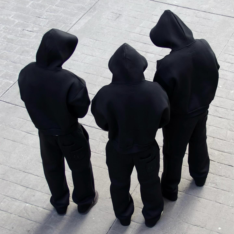 Men'S Fashion Reviews - แฟชั่นใหม่หลวมHoodiesเสื้อกันหนาวขากว้างSweatpantsผู้ชายสบายๆHooded Pulloverตรงกางเกง 2 ชิ้นชุดTracksuit