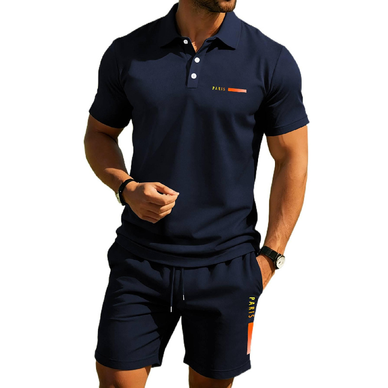 Men'S Fashion And Style - PARIS เสื้อโปโลฤดูร้อนระดับไฮเอนด์สำหรับผู้ชาย แห้งเร็ว ระบายอากาศได้ดี แฟชั่นธุรกิจลำลอง สไตล์สปอร์ต