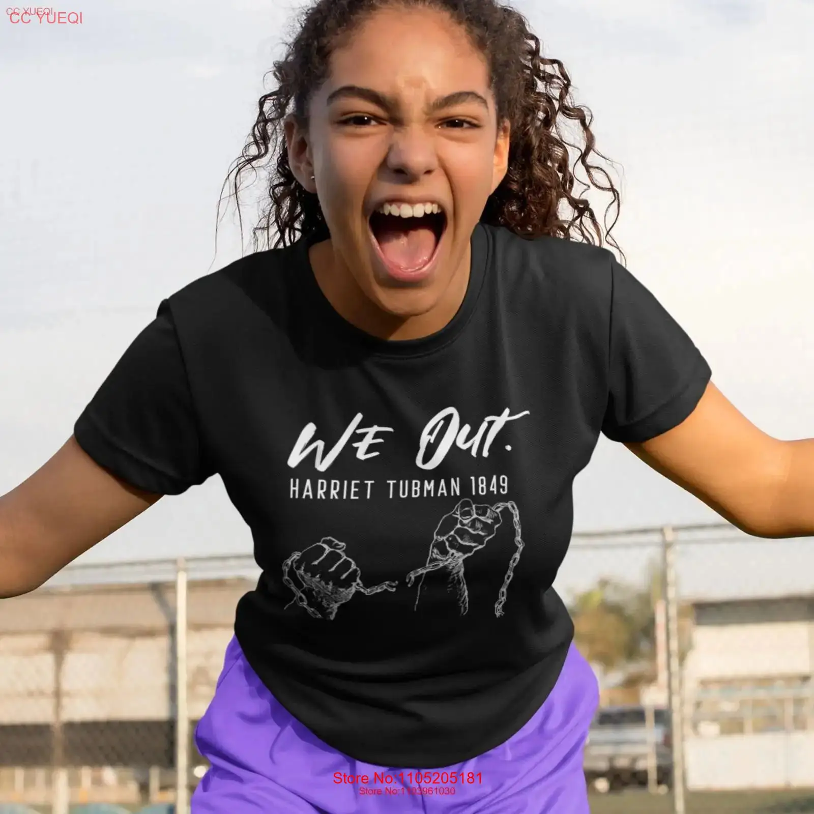 Men'S Fashion History - เสื้อยืด We Out Harriet Tubman with