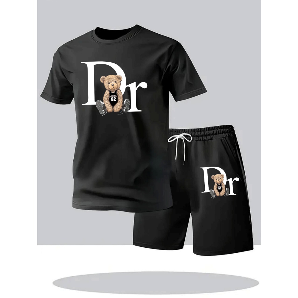 Men'S Fashion Brand - แฟชั่นฤดูร้อน ชุดลำลอง แบรนด์เสื้อผ้ากีฬาผู้ชาย ระบายอากาศ แห้งเร็ว เสื้อ