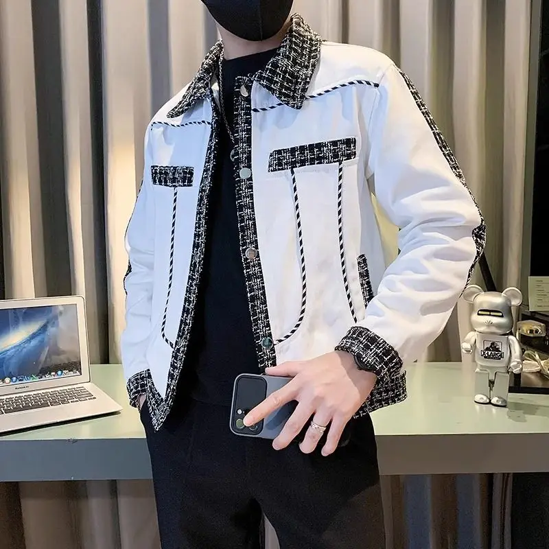 Men'S Fashion Reviews - เสื้อโค้ทผู้ชายแบบใหม่ สไตล์ลำลอง สำหรับฤดูใบไม้ผลิและฤดูใบไม้ร่วง แจ็คเก็ตผู้ชาย แบรนด์แท้ โปรโมชั่น