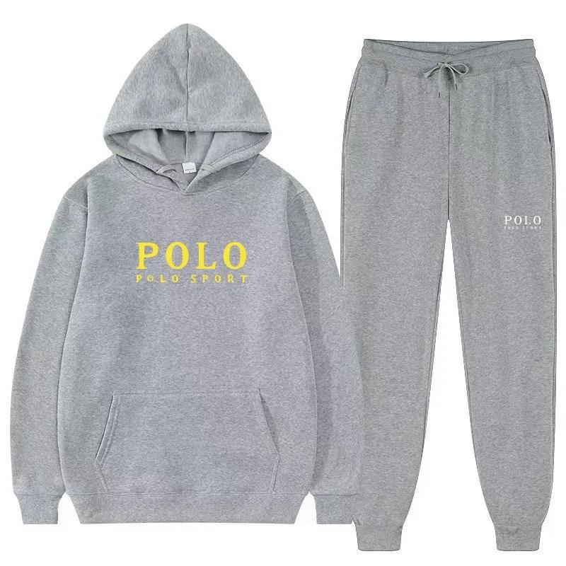 Mens Fashion Autumn 2025 - ชุดลำลองผู้ชายแฟชั่นกลางแจ้งสำหรับฤดูใบไม้ร่วงและฤดูหนาวปี 2025 ชุดเซ็ต 2 ชิ้น เสื้อฮู้ดผู้หญิงและกางเกงขายาว