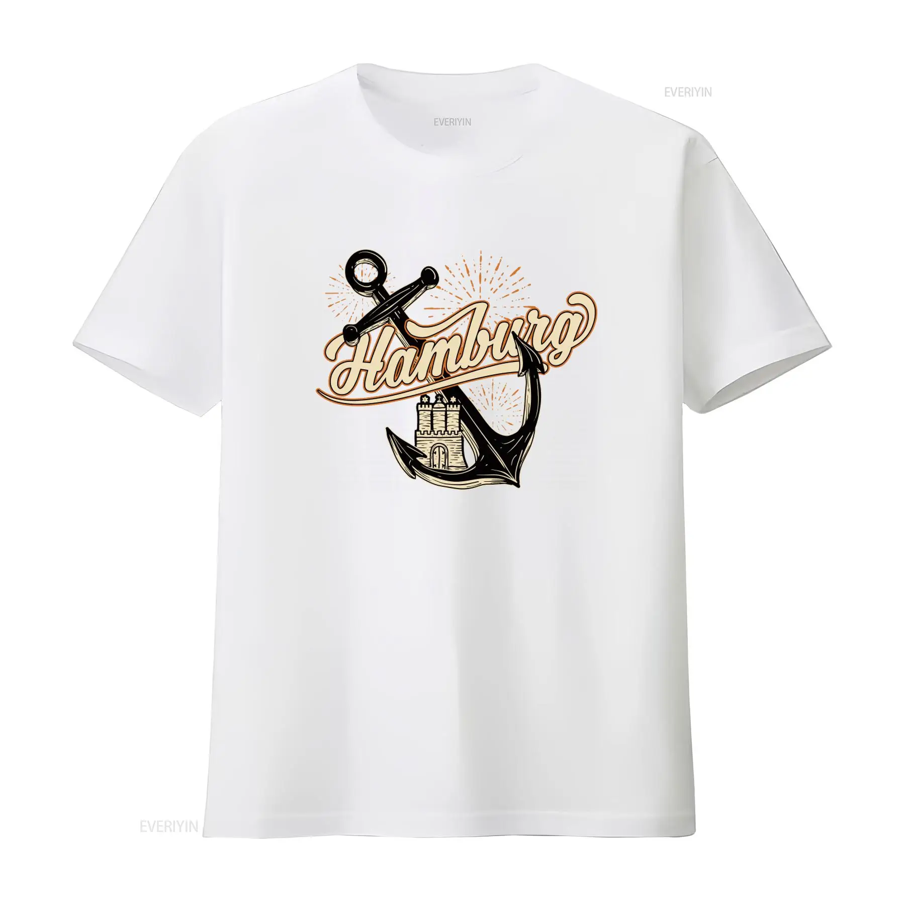 เสื้อยืดพิมพ์ลายสมอเรือฮัมบูร์ - Men'S Fashion Hamburg บทวิจารณ์และราคา