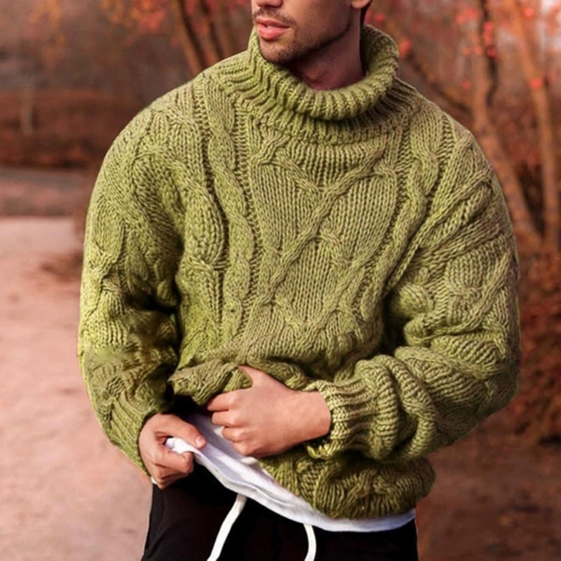 เสื้อสเวตเตอร์ผู้ชายคอสูงลายดอ - Mens Fashion Mullet บทวิจารณ์และราคา