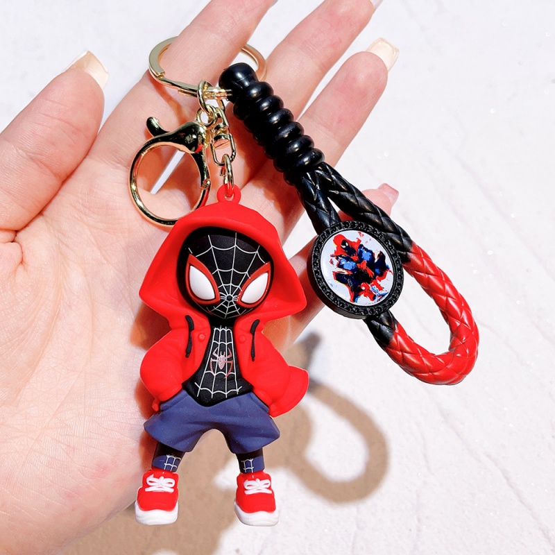 พวงกุญแจซิลิโคนการ์ตูนสไปเดอร์ - Men Fashion Key บทวิจารณ์และราคา