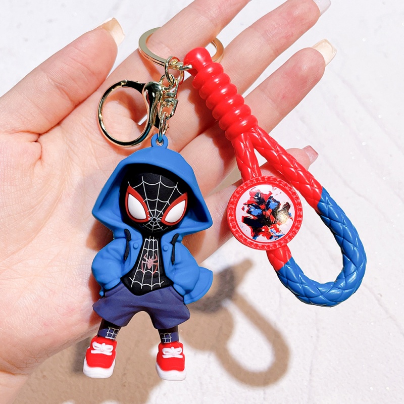 พวงกุญแจซิลิโคนการ์ตูนสไปเดอร์ - Men Fashion Key บทวิจารณ์และราคา