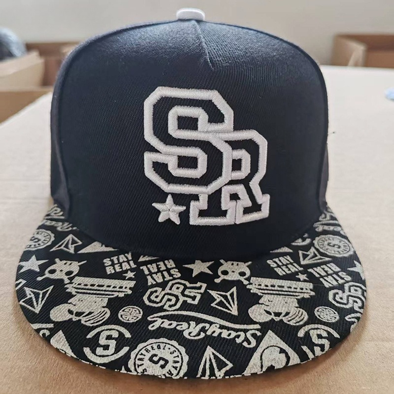 หมวกเบสบอลปักลายตัวอักษร SR แฟ - Men'S Fashion With Hat บทวิจารณ์และราคา
