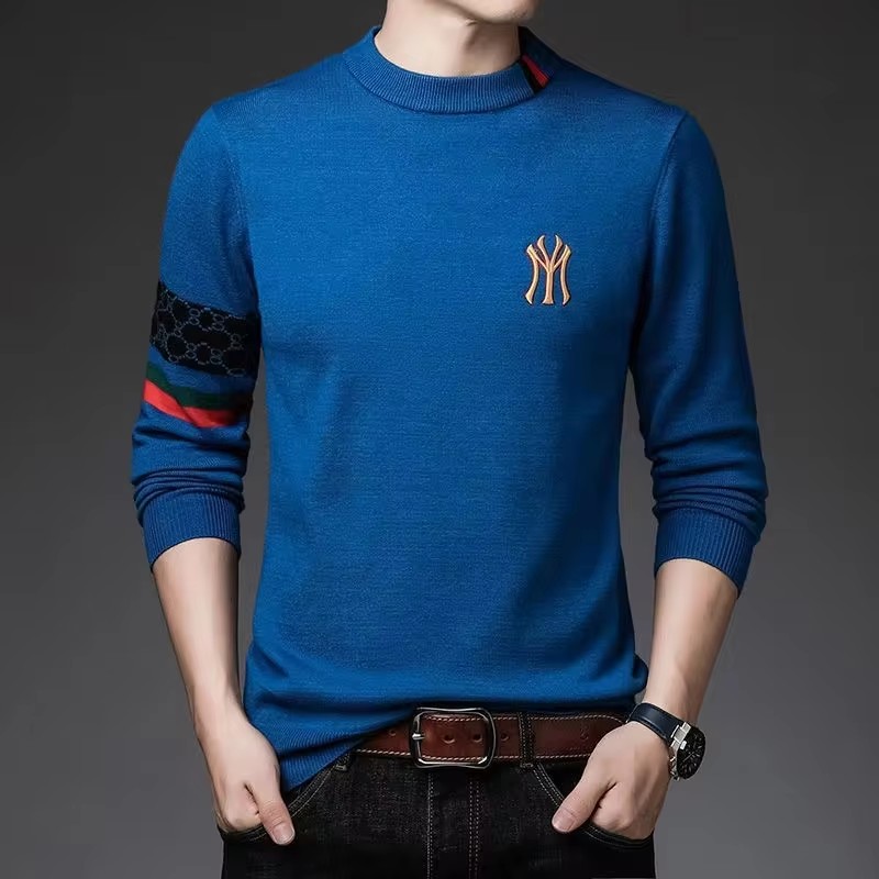 เสื้อสเวตเตอร์ถักแบบสวมหัวคอกล - Mens Fashion Mullet บทวิจารณ์และราคา