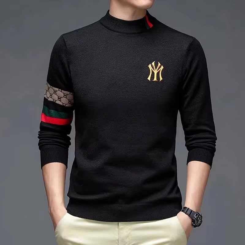 เสื้อสเวตเตอร์ถักแบบสวมหัวคอกล - Mens Fashion Mullet บทวิจารณ์และราคา
