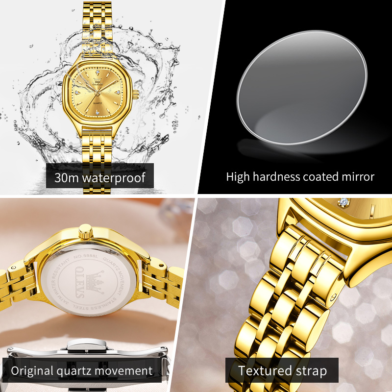 นาฬิกา OLEVS 5888 สำหรับสุภาพส - Men Fashion Elegant บทวิจารณ์และราคา