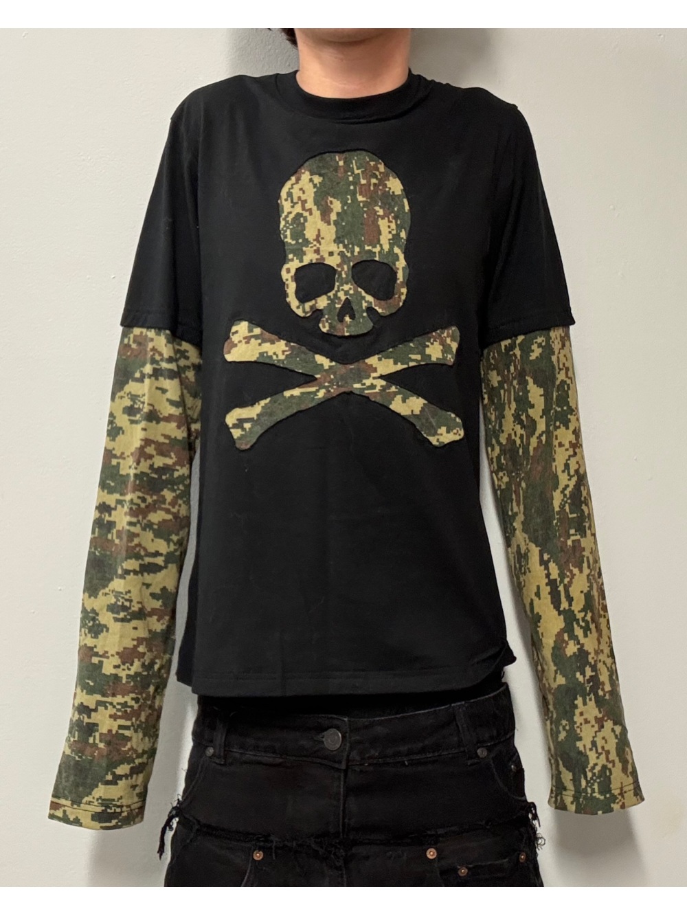 เสื้อแขนยาวลายพรางสไตล์อเมริกั - Men'S Tops Fashion บทวิจารณ์และราคา