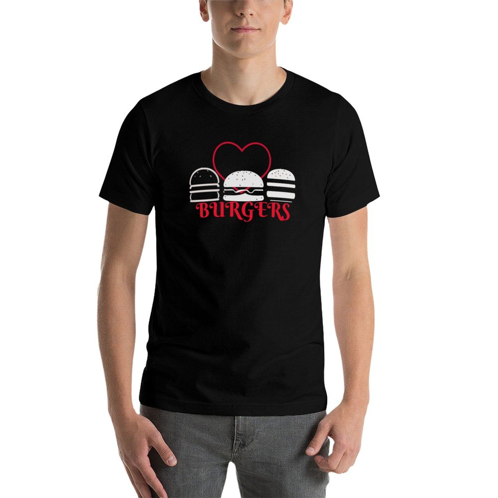 LOVE BURGERS - เสื้อยืดลายแฟชั - Men'S Fashion Hamburg บทวิจารณ์และราคา