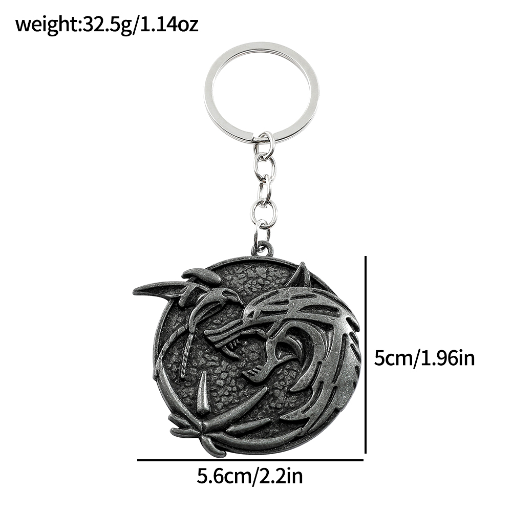 พวงกุญแจหัวหมาป่าสไตล์วินเทจ เ - Men Fashion Key บทวิจารณ์และราคา