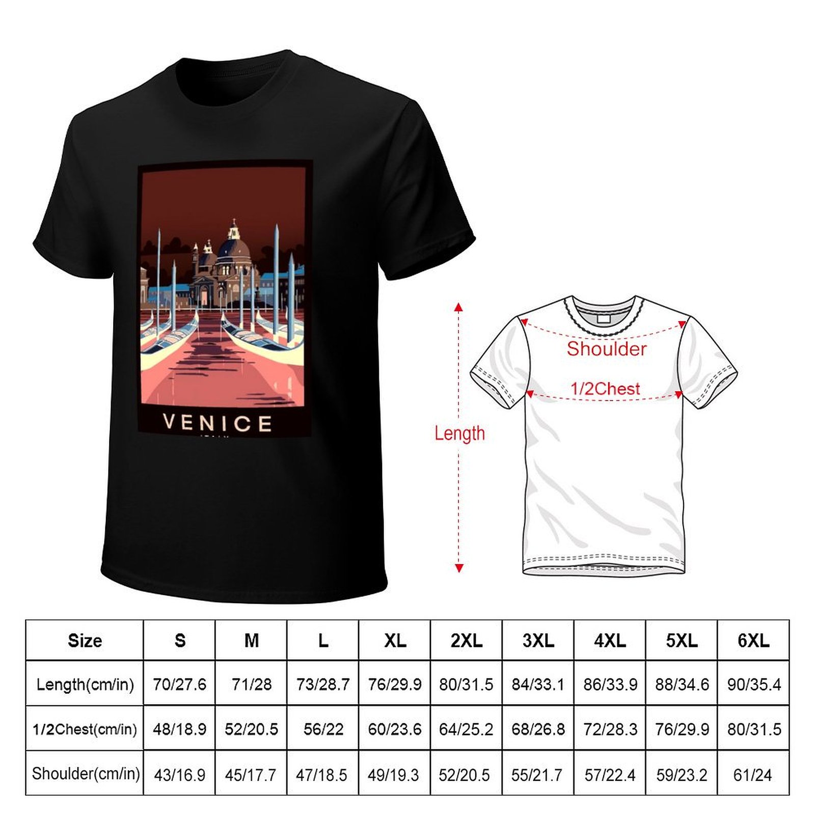 เวนิส อิตาลี: เสื้อยืดพิมพ์ลาย - Men'S Fashion Venice Italy บทวิจารณ์และราคา