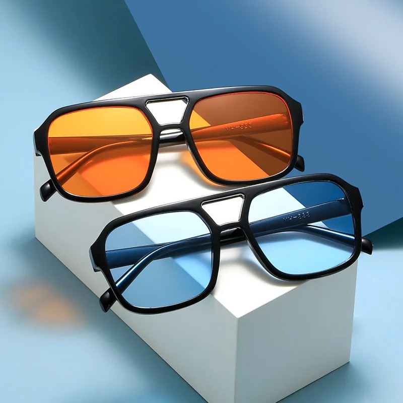 แว่นกันแดดทรงกลมกรอบพลาสติกใหม - Men'S Fashion Round Glasses บทวิจารณ์และราคา