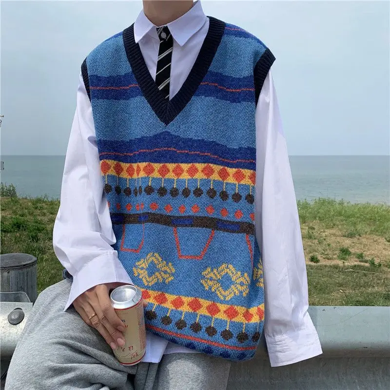 เสื้อกั๊กแฟชั่นเกาหลีเสื้อถักส - Men'S Fashion Reviews บทวิจารณ์และราคา