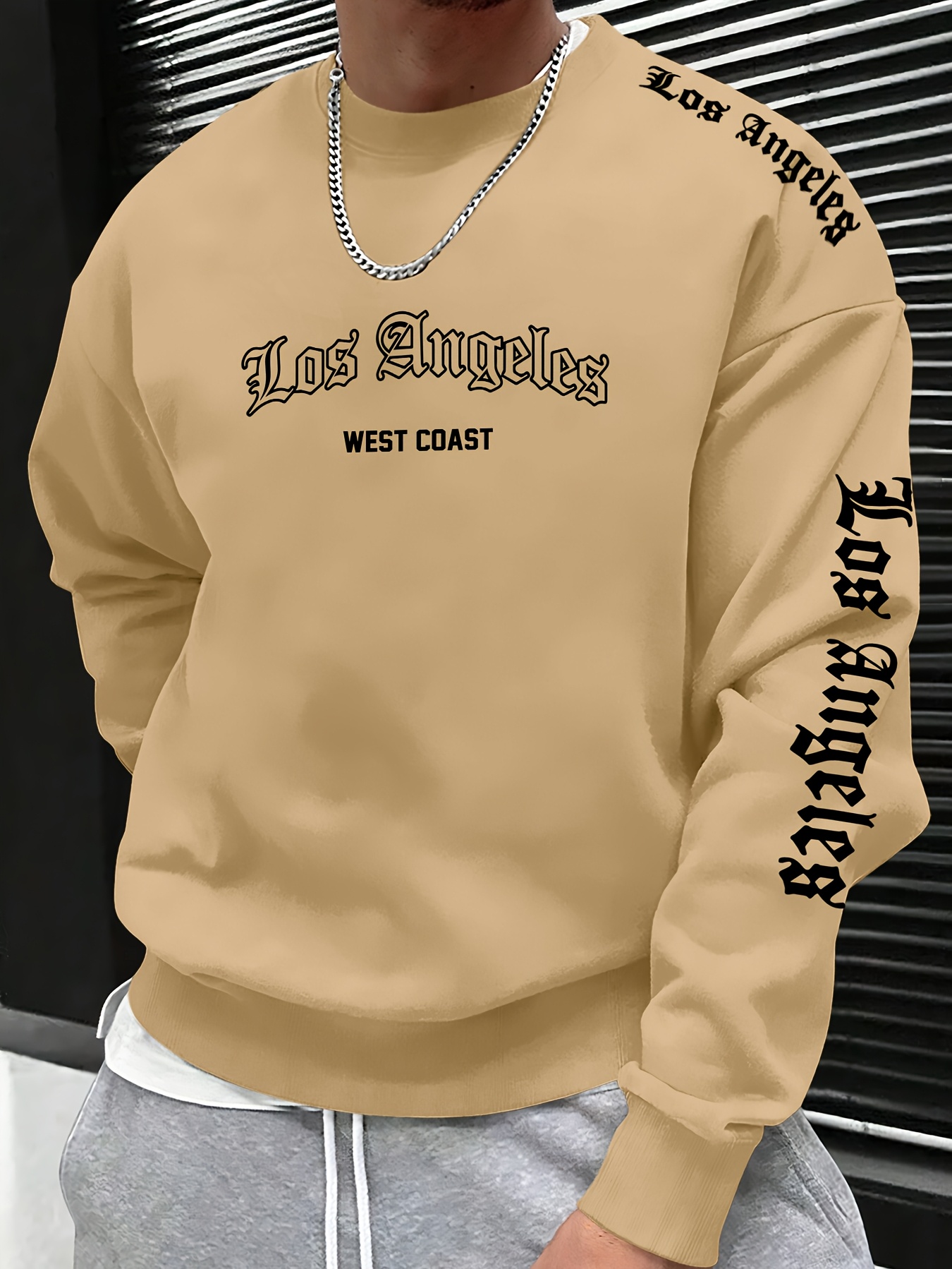 เสื้อสเวตเตอร์คอกลมพิมพ์ลายตัว - Men'S Tops Fashion บทวิจารณ์และราคา