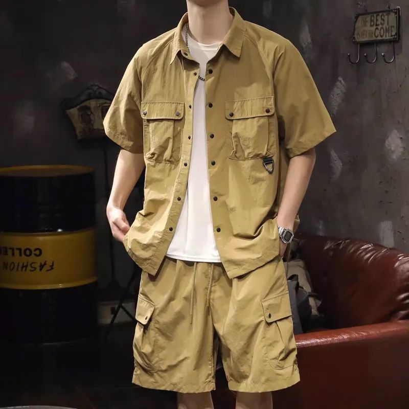 ไม่มีโลโก้สีกากี Man ชุดแฟชั่น - Men'S Fashion Essentials 2025 บทวิจารณ์และราคา
