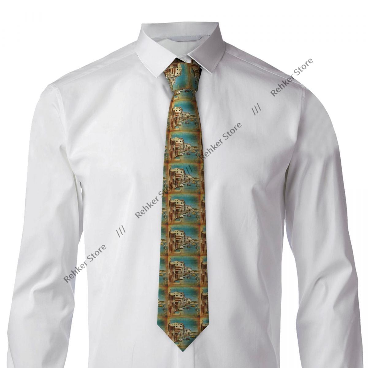 เนคไททรงสกินนี่แบบคลาสสิกสำหรั - Men'S Fashion Venice Italy บทวิจารณ์และราคา