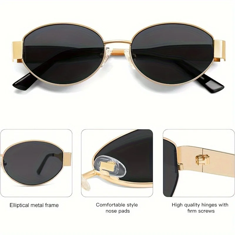 แว่นกันแดดทรงวงรีสุดฮิตสำหรับผ - Men'S Fashion Round Glasses บทวิจารณ์และราคา