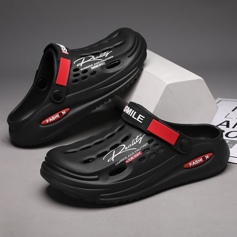 รองเท้าแตะผู้ชาย EVA แบบมีรู ร - Mens Fashion Mullet บทวิจารณ์และราคา