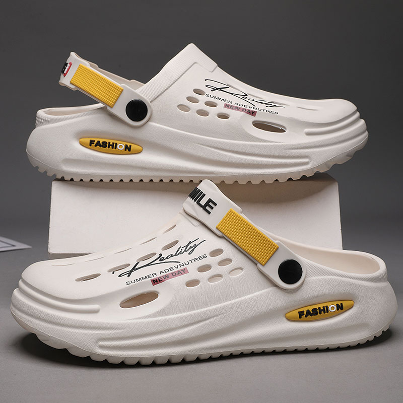 รองเท้าแตะผู้ชาย EVA แบบมีรู ร - Mens Fashion Mullet บทวิจารณ์และราคา