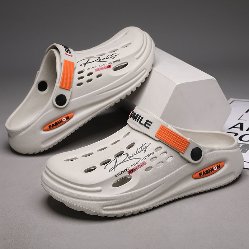 รองเท้าแตะผู้ชาย EVA แบบมีรู ร - Mens Fashion Mullet บทวิจารณ์และราคา