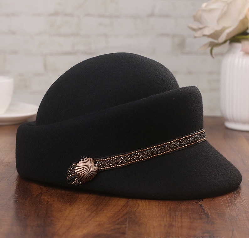 หมวกเบเรต์ทรงแปดเหลี่ยม สีดำ ส - Men'S Fashion With Hat บทวิจารณ์และราคา