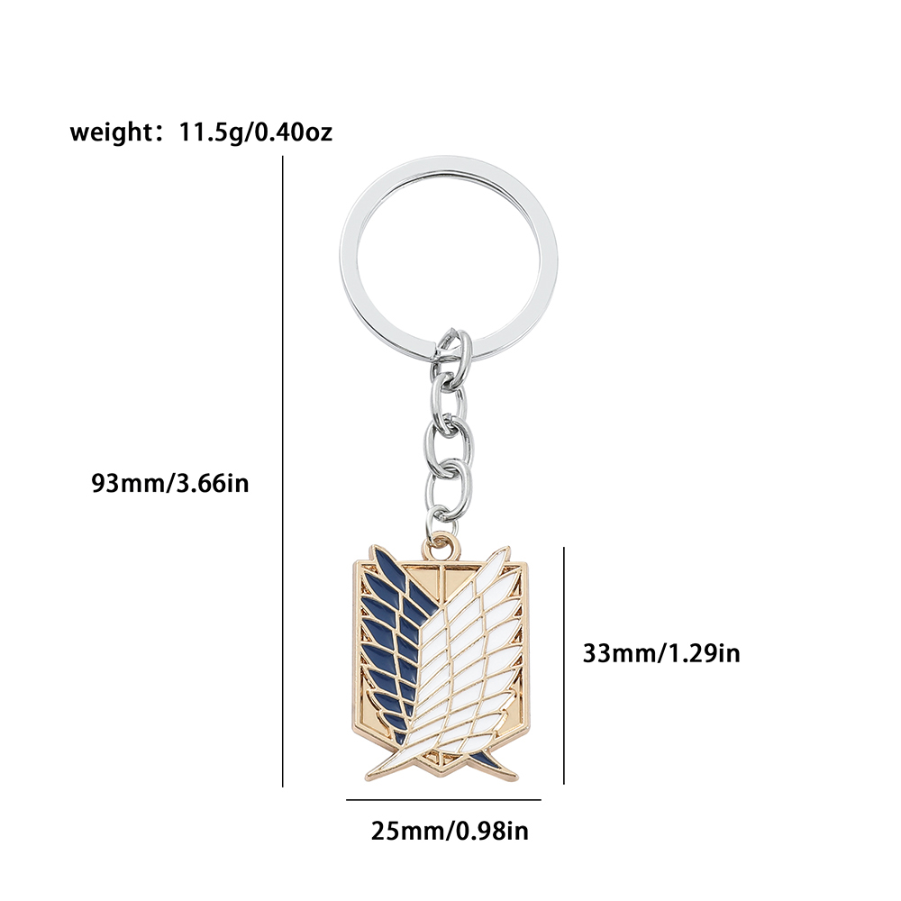 อะนิเมะ Attack on Titan จี้เคล - Men Fashion Key บทวิจารณ์และราคา