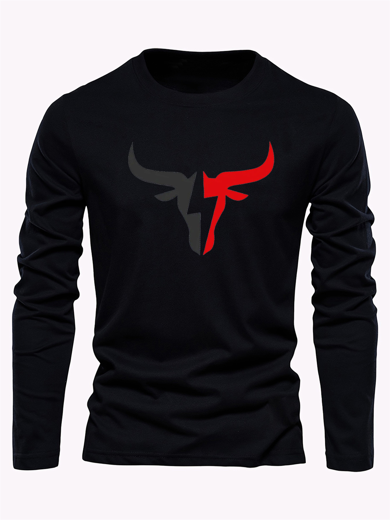 เสื้อยืดแขนยาวผู้ชายสีพื้นเรีย - Men'S Tops Fashion บทวิจารณ์และราคา