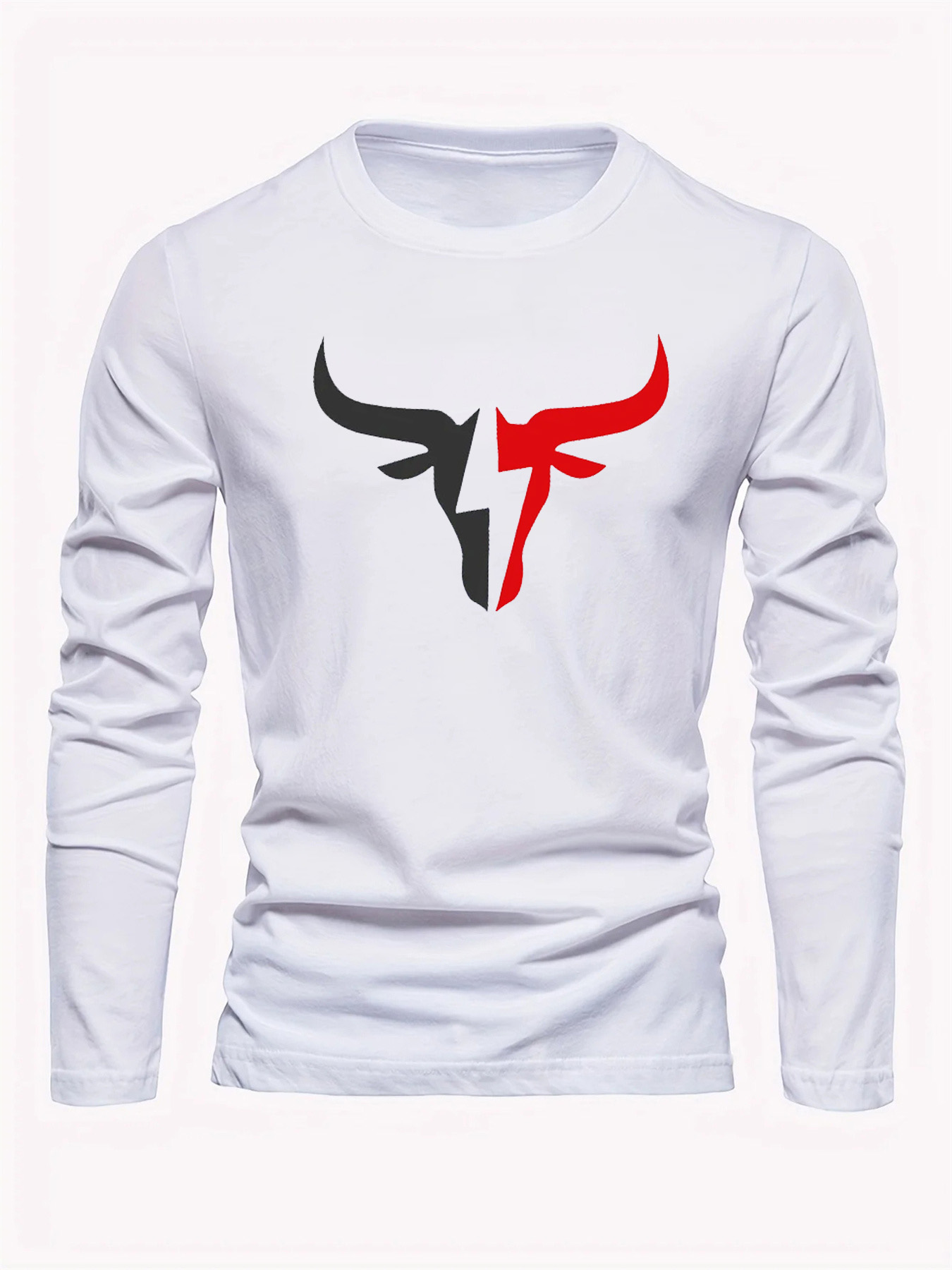 เสื้อยืดแขนยาวผู้ชายสีพื้นเรีย - Men'S Tops Fashion บทวิจารณ์และราคา