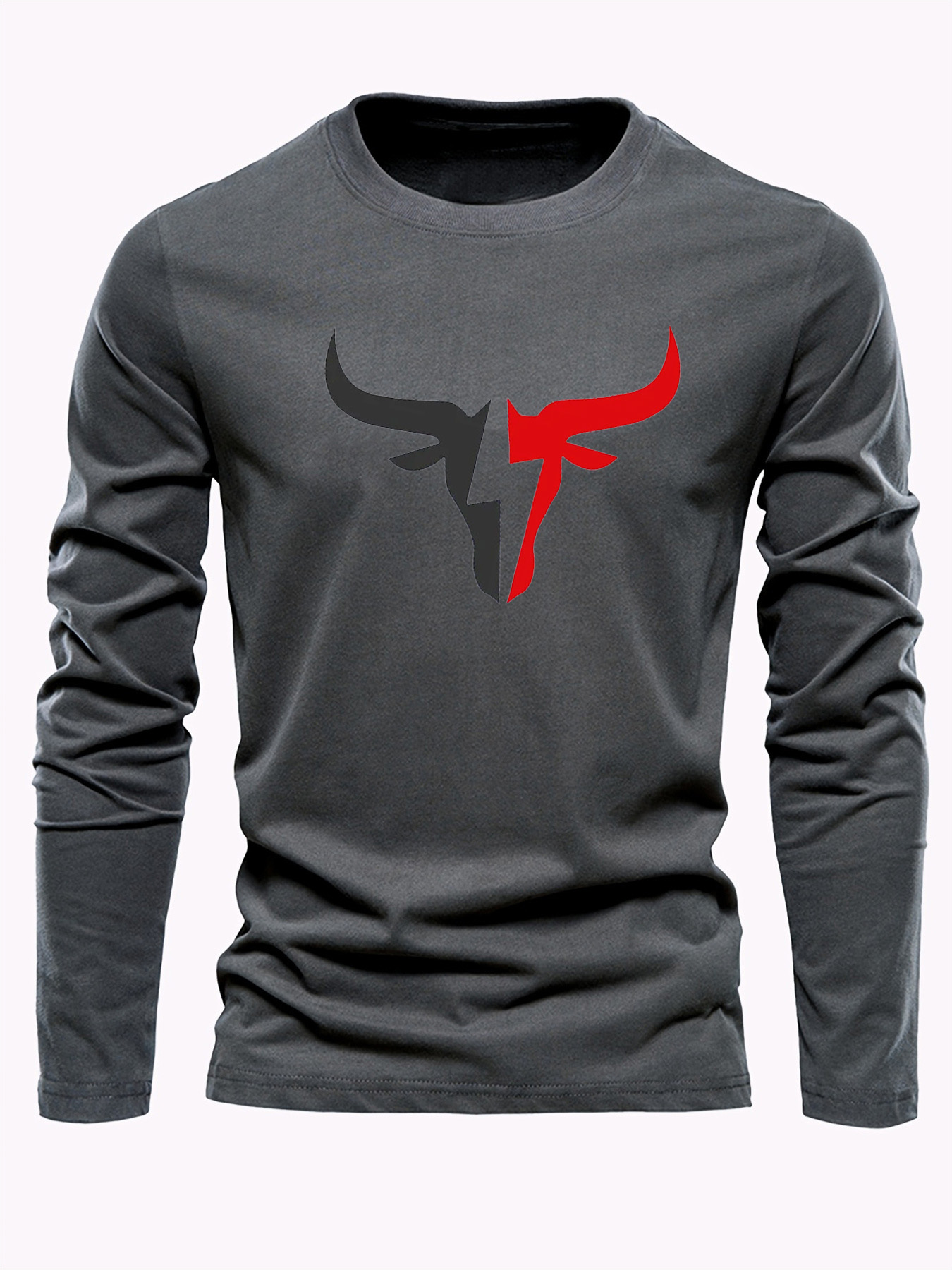 เสื้อยืดแขนยาวผู้ชายสีพื้นเรีย - Men'S Tops Fashion บทวิจารณ์และราคา