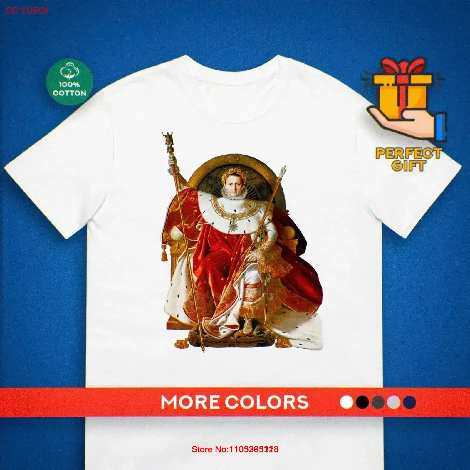 เสื้อยืดลายภาพวาดอินเกรสของนโป - Men'S Fashion History บทวิจารณ์และราคา
