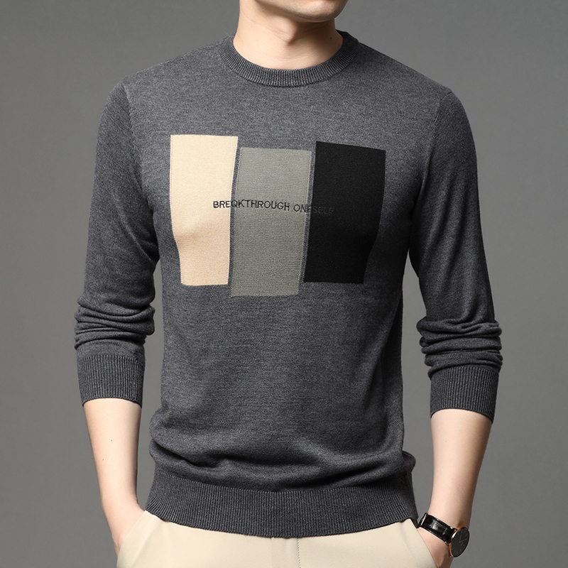 เสื้อสเวตเตอร์ถักผ้าแจ็คการ์ดข - Mens Fashion Mullet บทวิจารณ์และราคา