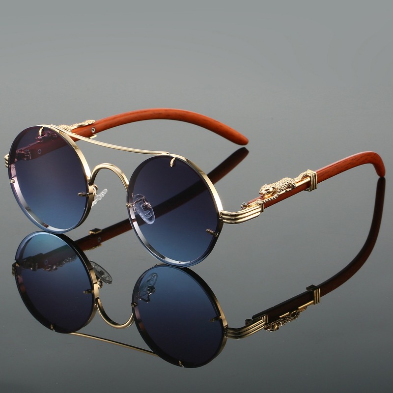 แว่นกันแดดทรงกลมยอดนิยม แฟชั่น - Men'S Fashion Round Glasses บทวิจารณ์และราคา