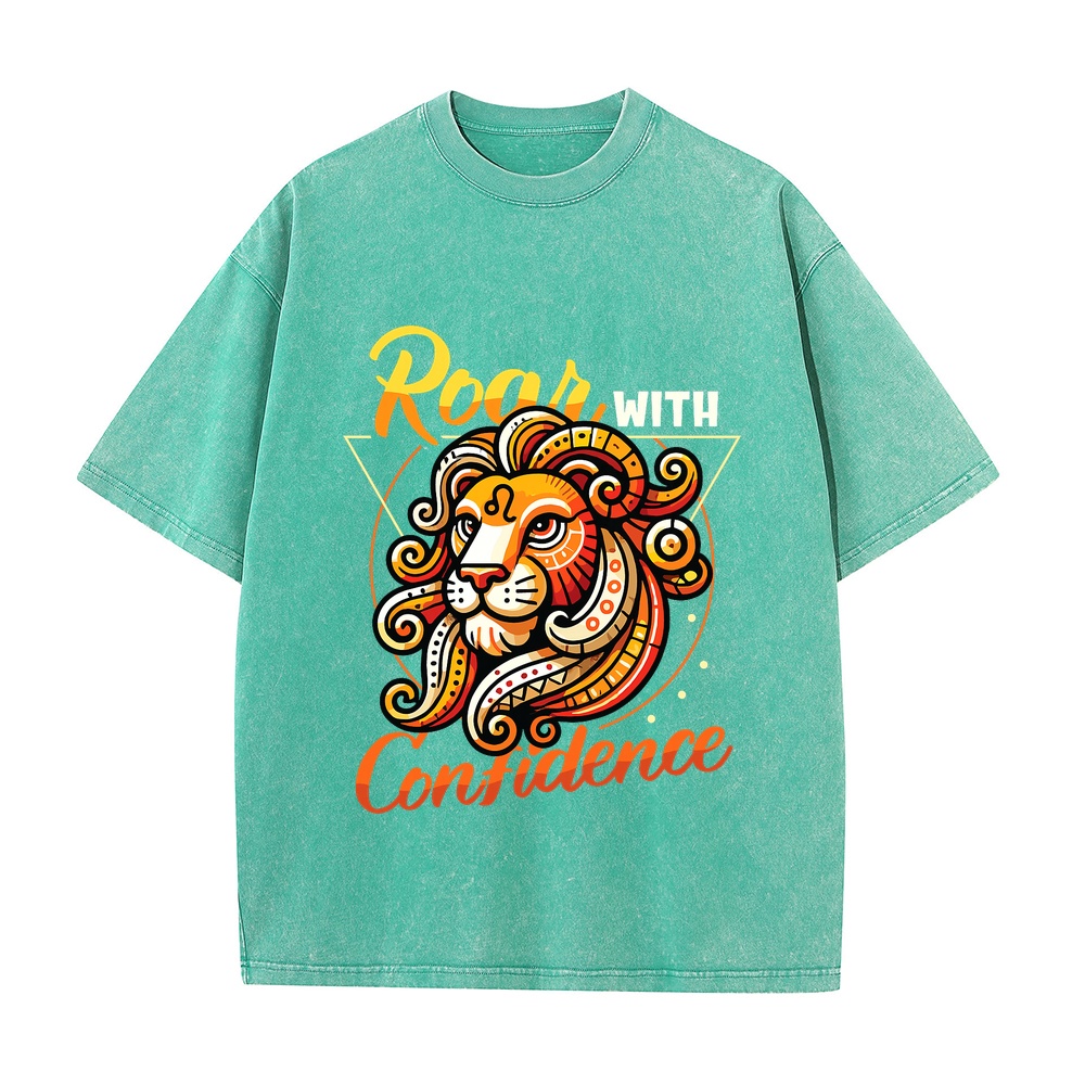 เสื้อยืดพิมพ์ลายราศีสิงห์สำหรั - Men'S Fashion Reviews บทวิจารณ์และราคา