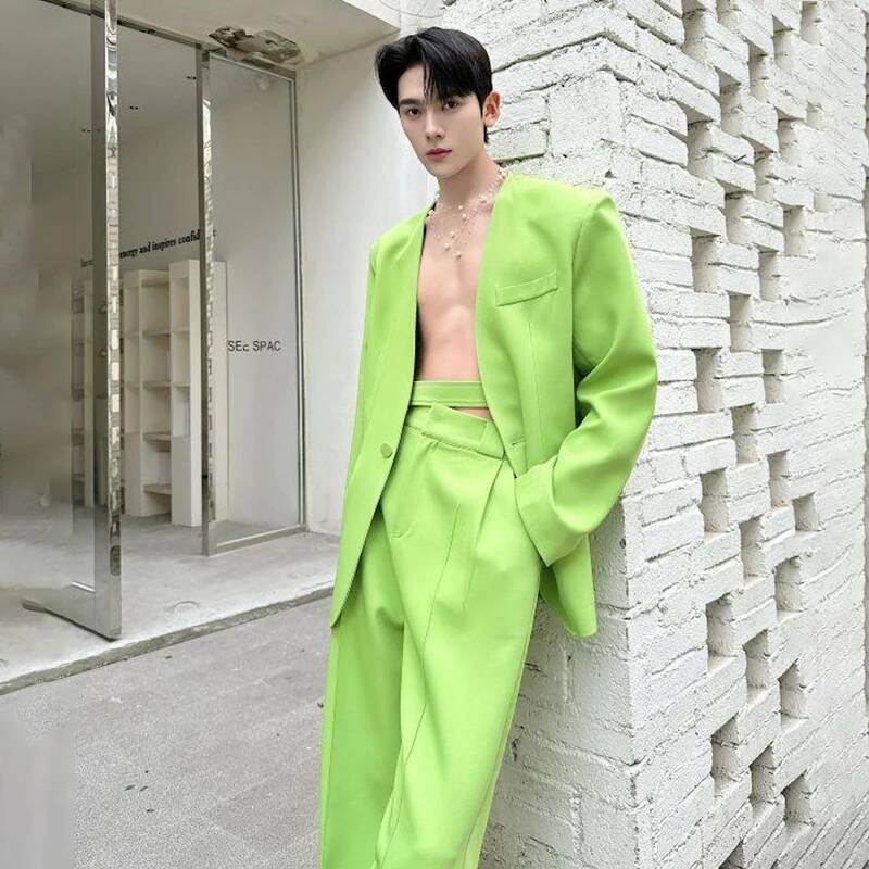 LUZHEN 2026 ชุดเซ็ตสองชิ้นสีพื - Men Fashion Elegant บทวิจารณ์และราคา