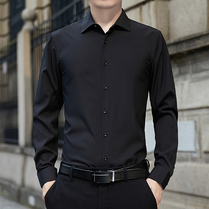 เสื้อเชิ้ตผู้ชายไซส์ใหญ่ สีพื้ - Men'S Fashion Brand บทวิจารณ์และราคา