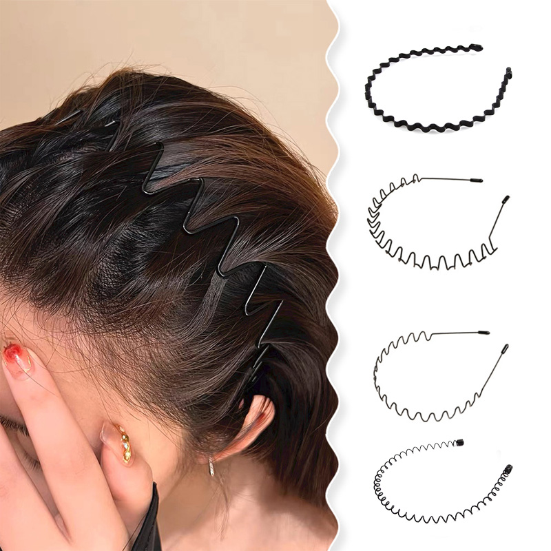 2-5 ชิ้นหยัก Hairband ฤดูใบไม้ - Men Fashion Hair Style บทวิจารณ์และราคา