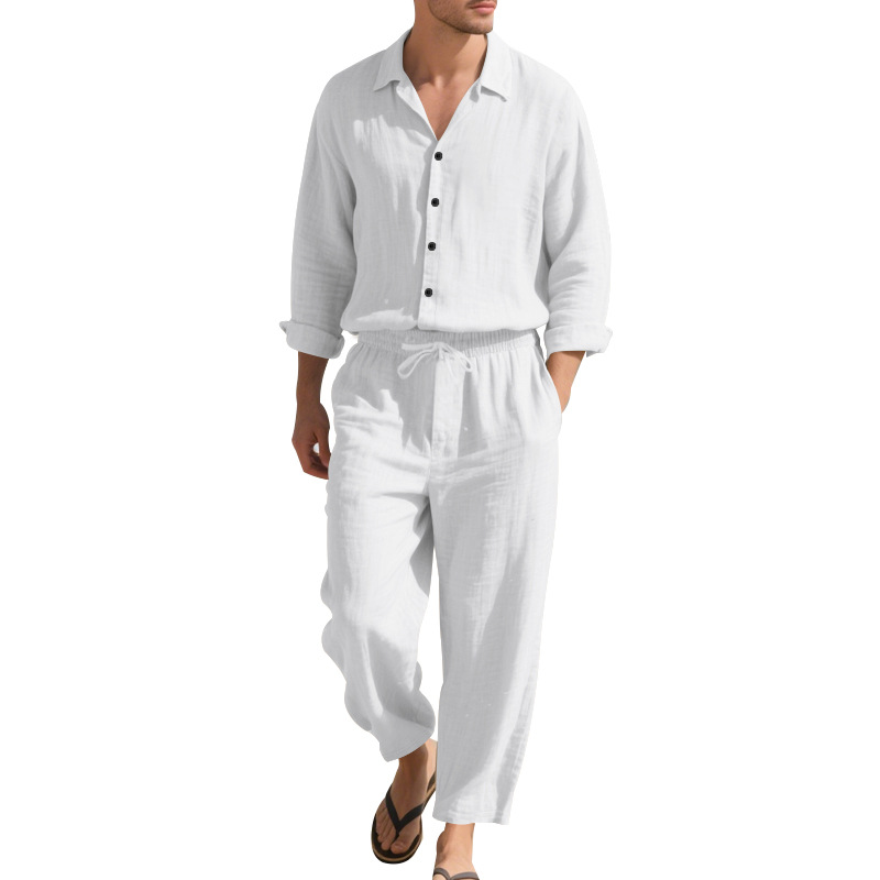 2025 Four Seasonsผ้าลินินผู้ชา - Men'S Fashion Essentials 2025 บทวิจารณ์และราคา