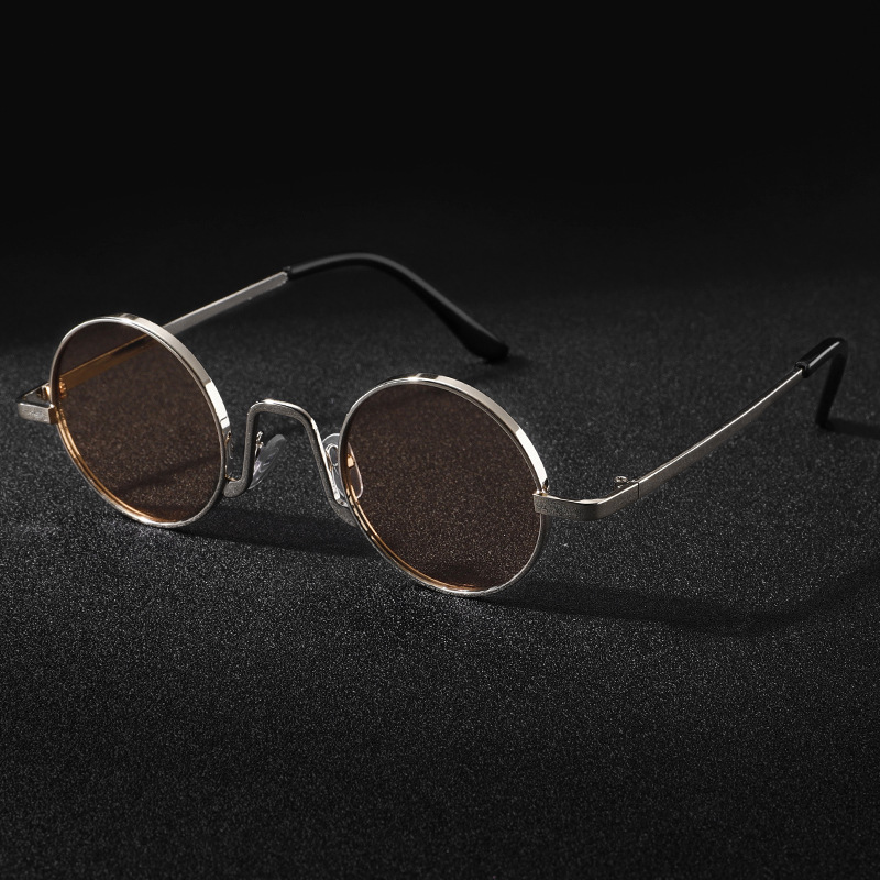 แว่นกันแดดวินเทจทรงกลมสำหรับผู - Men'S Fashion Round Glasses บทวิจารณ์และราคา