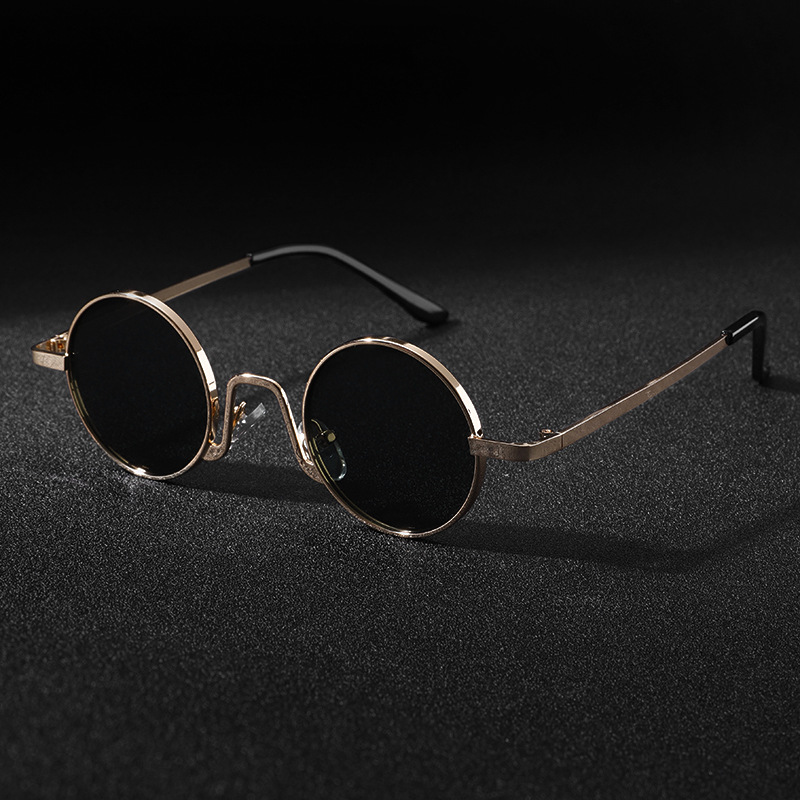แว่นกันแดดวินเทจทรงกลมสำหรับผู - Men'S Fashion Round Glasses บทวิจารณ์และราคา