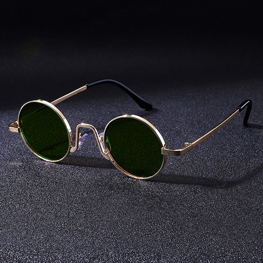แว่นกันแดดวินเทจทรงกลมสำหรับผู - Men'S Fashion Round Glasses บทวิจารณ์และราคา