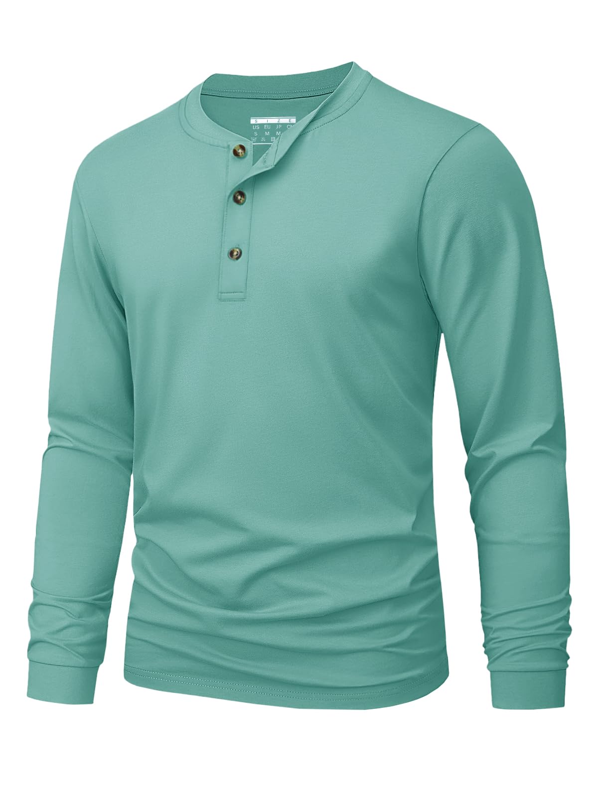 เสื้อยืดเฮนลีย์ผู้ชาย สีพื้นเร - Men'S Tops Fashion บทวิจารณ์และราคา