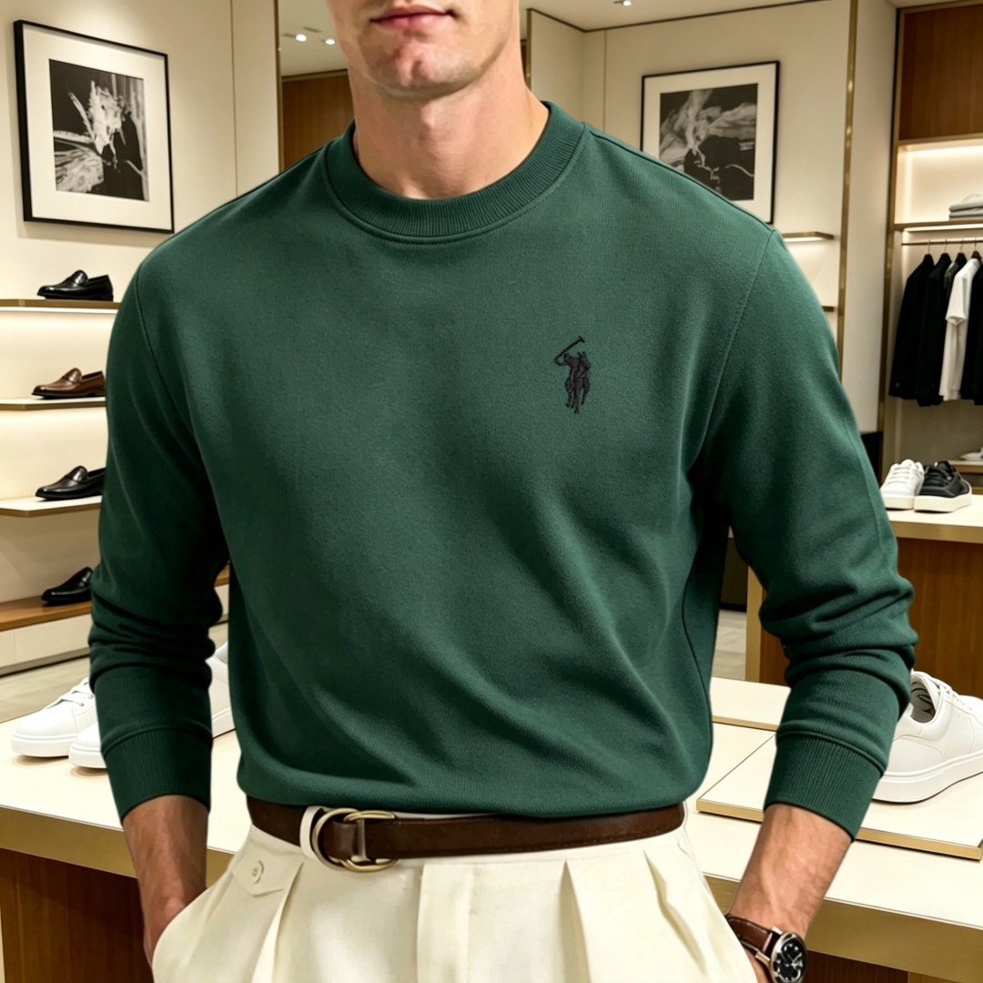 เสื้อยืดคอกลมแขนยาวผู้ชายแบรนด - Men'S Fashion Brand บทวิจารณ์และราคา