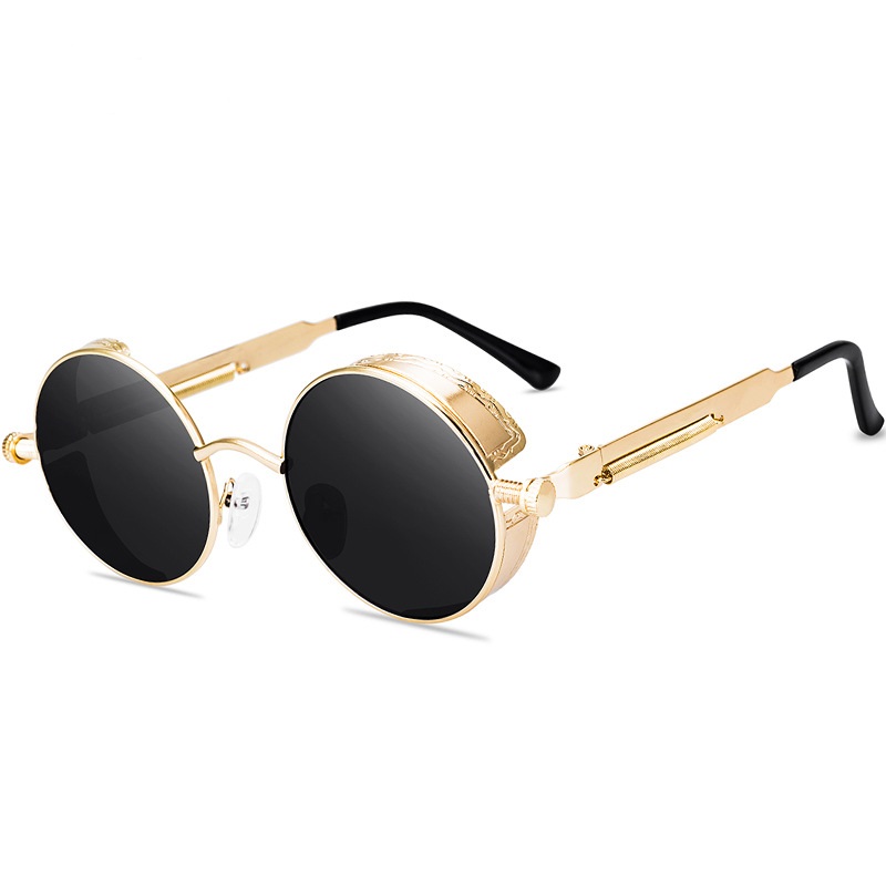 แว่นกันแดดสไตล์สตีมพังก์สุดคลา - Men'S Fashion Round Glasses บทวิจารณ์และราคา