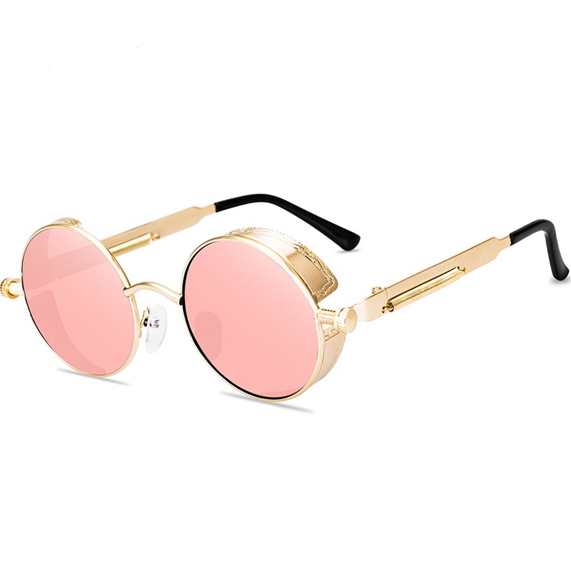 แว่นกันแดดสไตล์สตีมพังก์สุดคลา - Men'S Fashion Round Glasses บทวิจารณ์และราคา